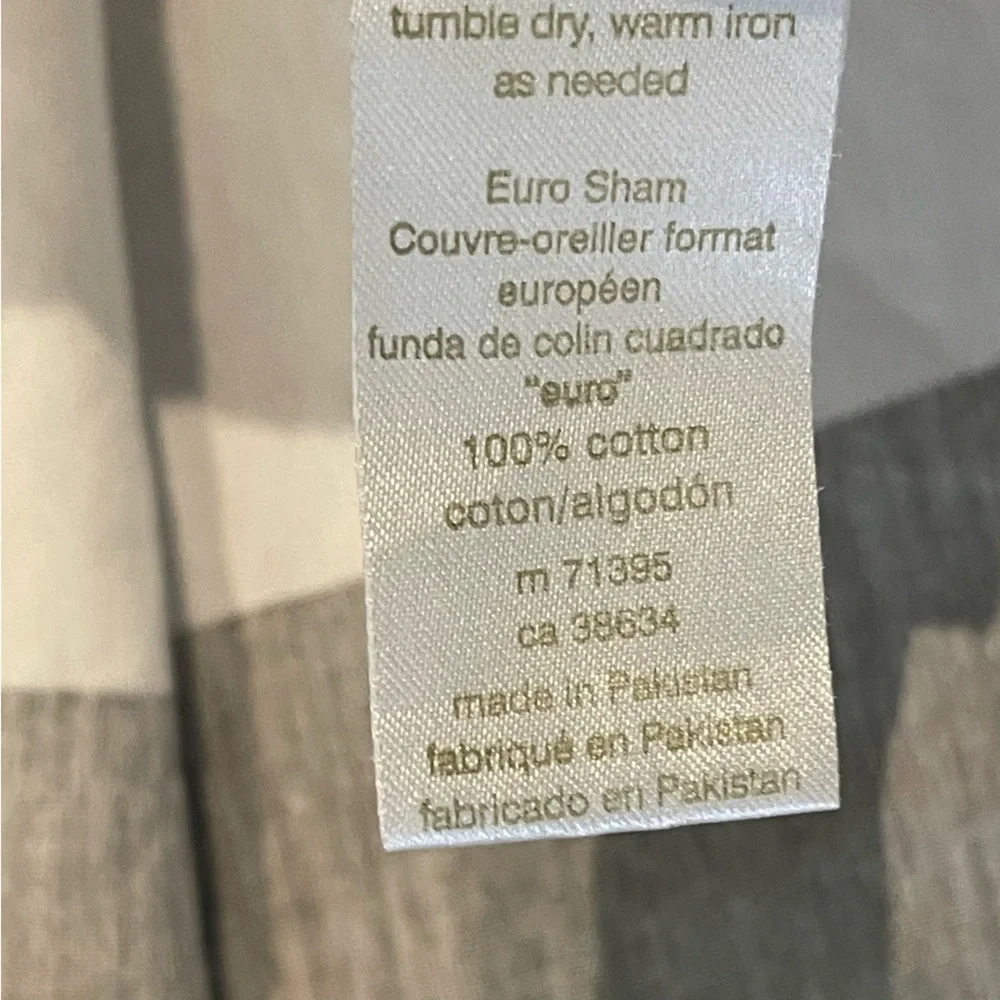 West elm euro sham